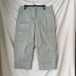 Universal Thread Women's Soft Gray/Gree Cargo Barrel Leg Pants